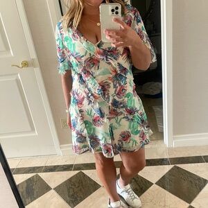 Anthropologie Multicolor Floral Dress